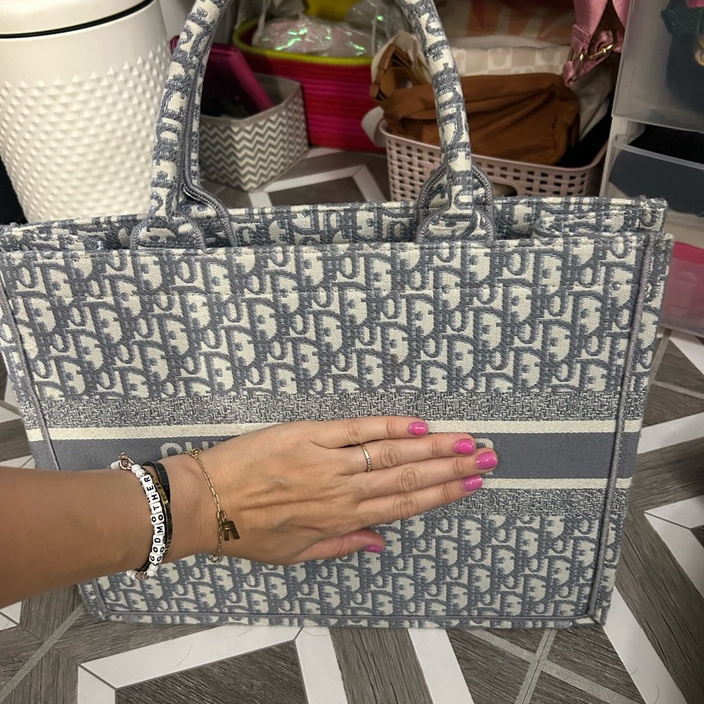 CD Gray Tote Bag